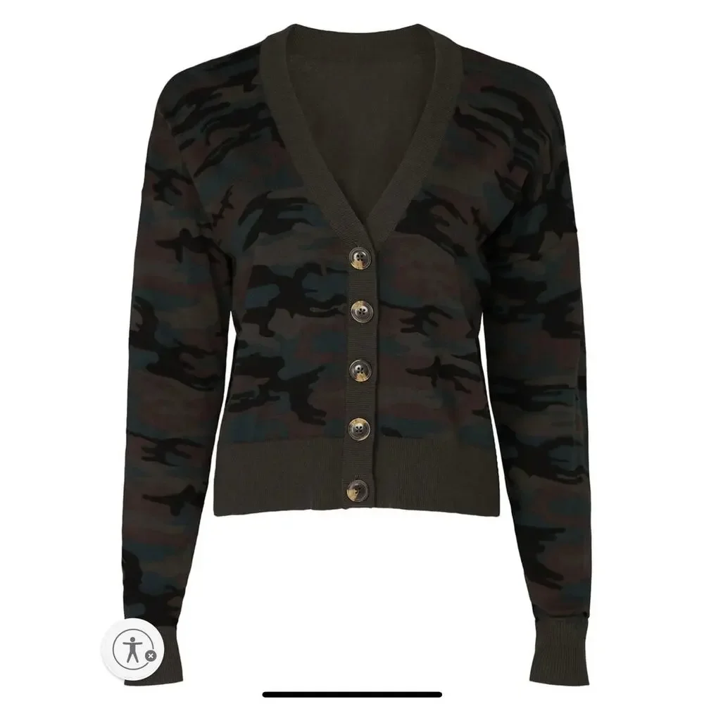 Sanctuary Lets Hang Camouflage Cardigan S - Picture 4 of 9